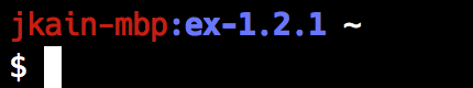 My bash prompt